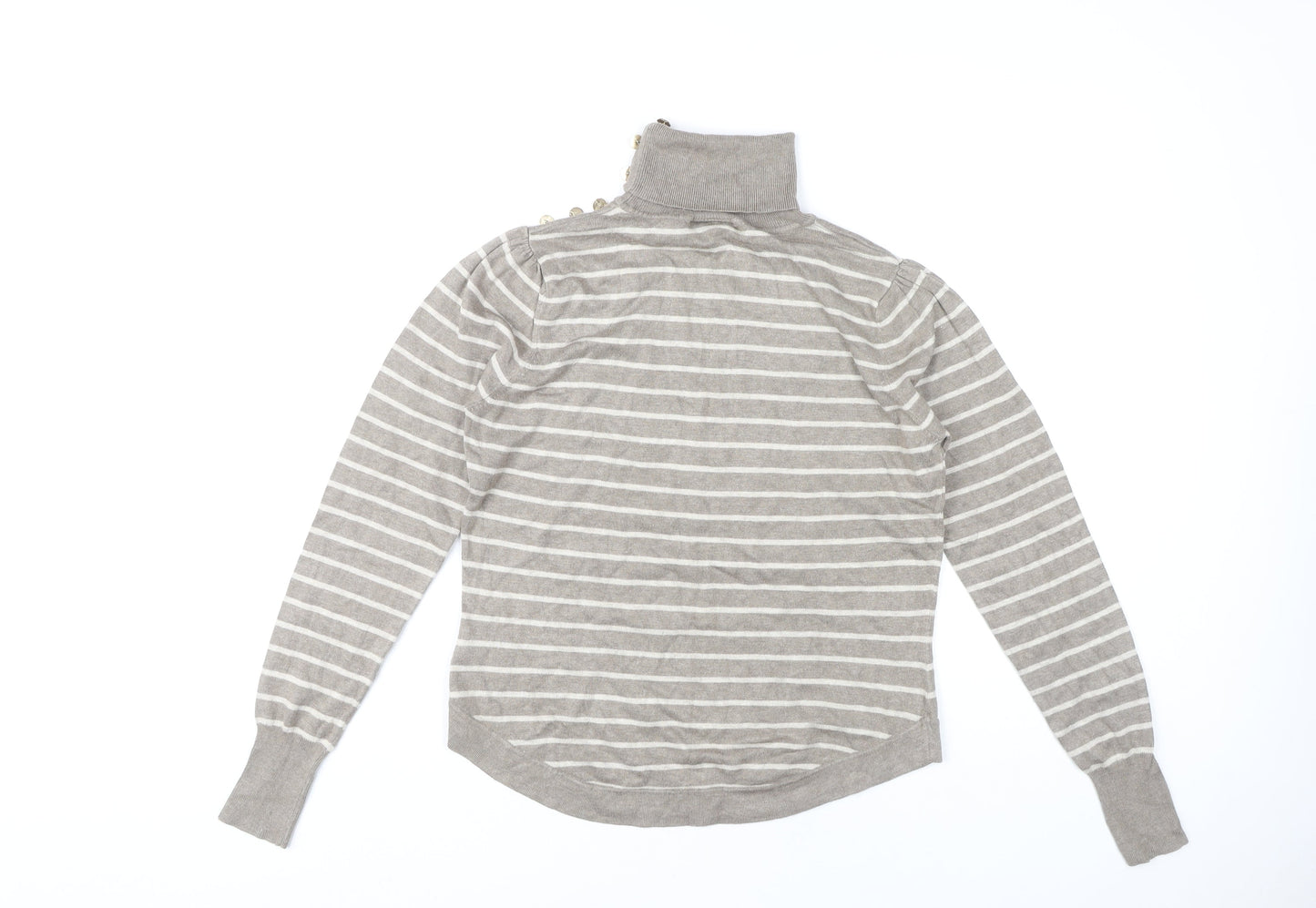 Womens UK Size 14 Warehouse Beige Pullover Jumper