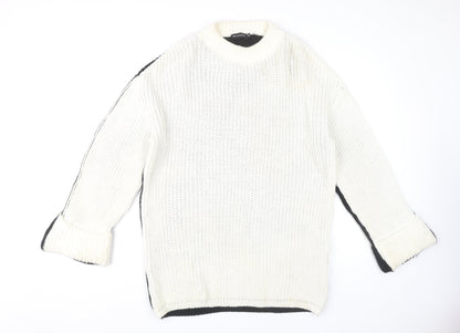 Womens UK Size S PRETTYLITTLETHING Multicoloured Pullover Jumper