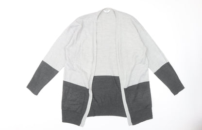 Womens UK Size M M&Co Grey Cardigan Jumper