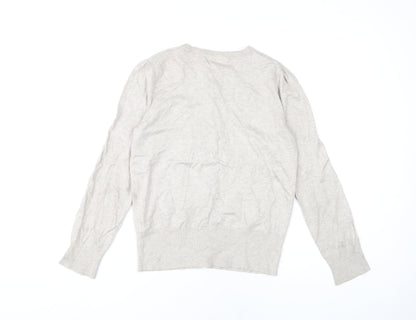 Womens UK Size 12 Marks and Spencer Beige Cardigan Jumper
