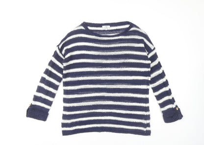 Womens UK Size S Nina Murati Blue Pullover Jumper