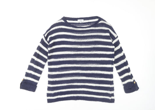 Womens UK Size S Nina Murati Blue Pullover Jumper