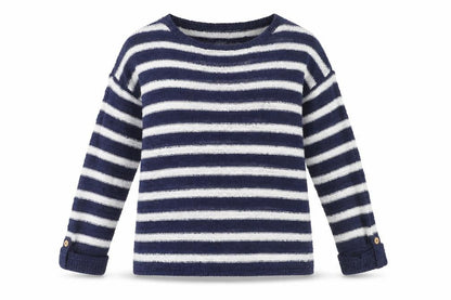 Womens UK Size S Nina Murati Blue Pullover Jumper