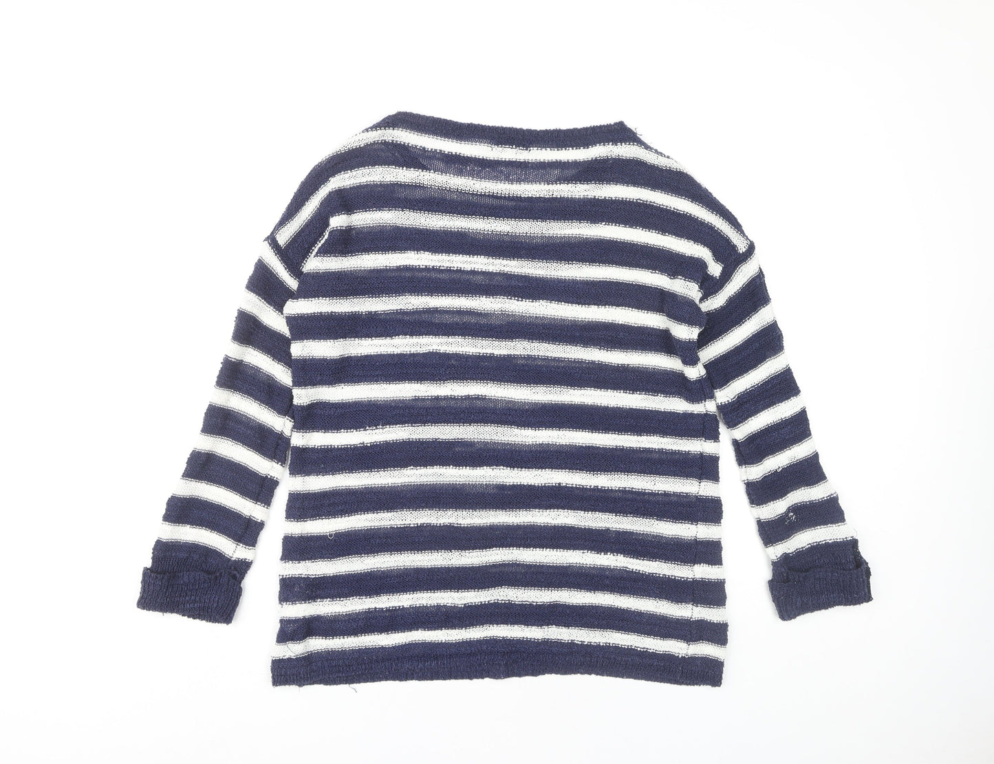 Womens UK Size S Nina Murati Blue Pullover Jumper