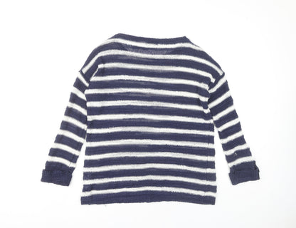 Womens UK Size S Nina Murati Blue Pullover Jumper