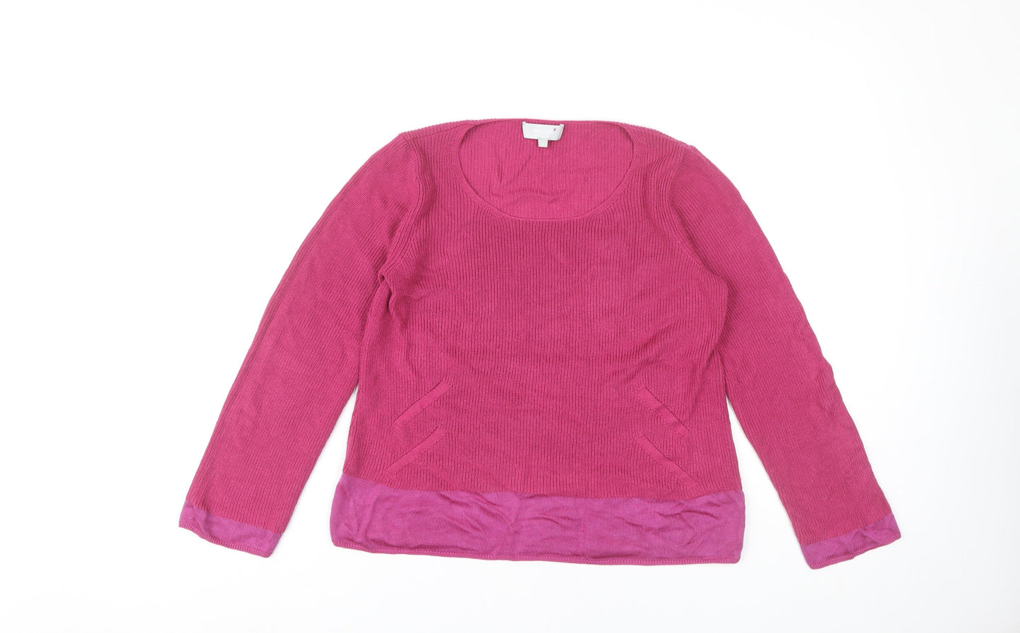 Womens UK Size 12 Marks and Spencer Pink Pullover Jumper