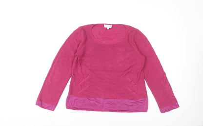 Womens UK Size 12 Marks and Spencer Pink Pullover Jumper