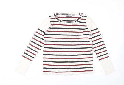 Womens UK Size 12 Zara Multicoloured Pullover Jumper