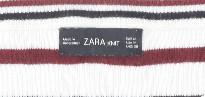 Womens UK Size 12 Zara Multicoloured Pullover Jumper