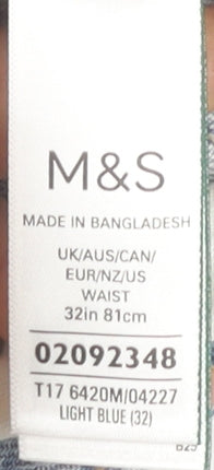 Marks and Spencer Men's Blue Denim Shorts