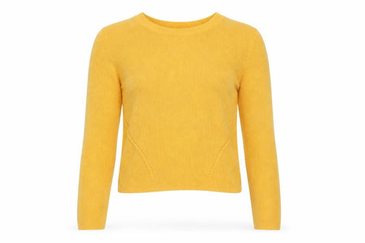 Womens UK Size 12 H&M Yellow Pullover Jumper