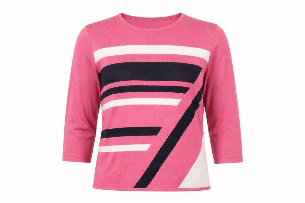 Womens UK Size L Fay Louise Pink Pullover Jumper