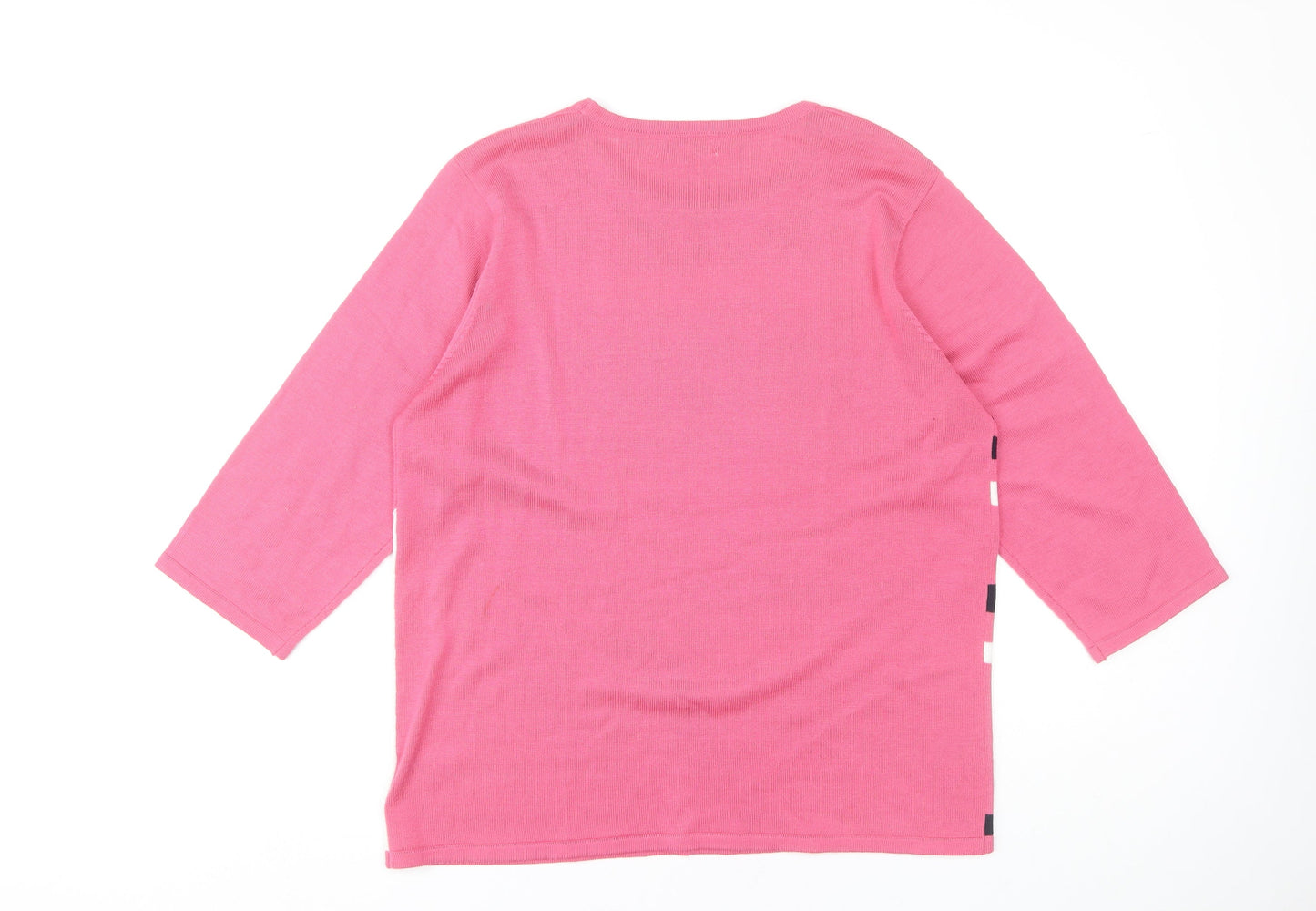 Womens UK Size L Fay Louise Pink Pullover Jumper
