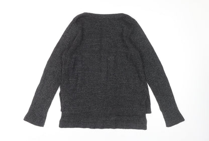 Womens UK Size 12 H&M Black Pullover Jumper