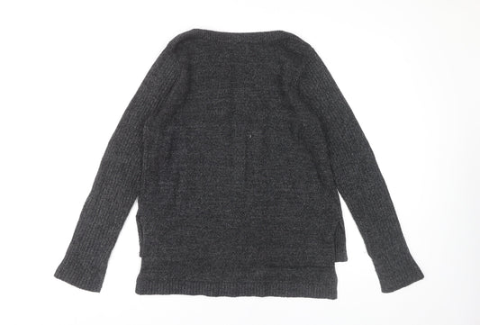 H&M Women's Black Pullover Jumper, Size 12