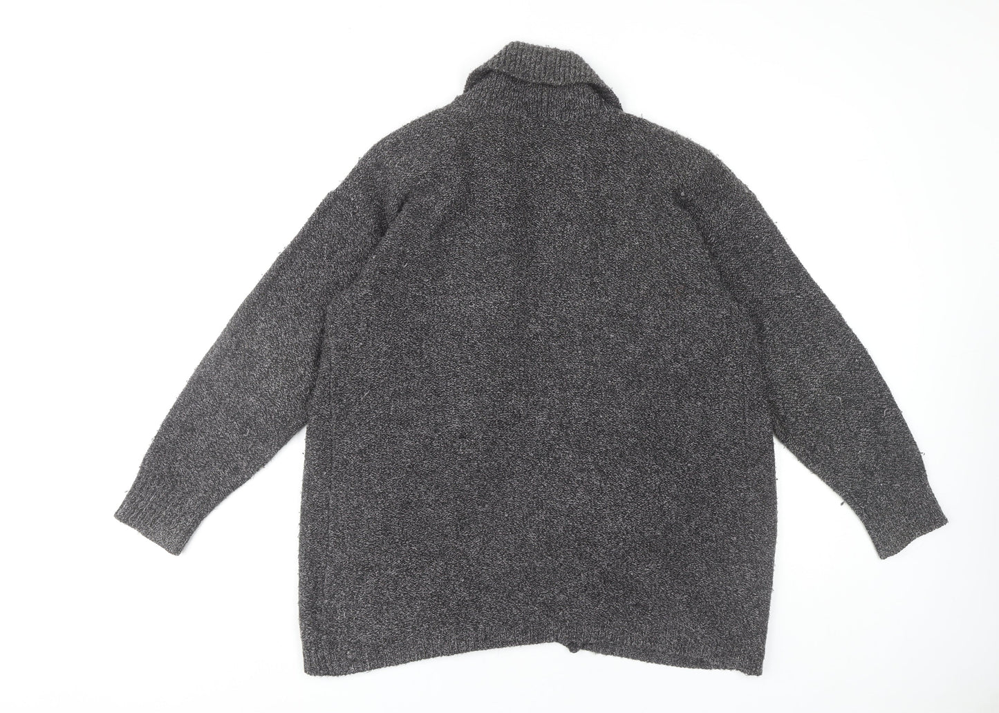 Womens UK Size 10 Berketex Black Cardigan Jumper