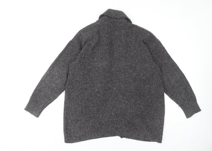 Womens UK Size 10 Berketex Black Cardigan Jumper