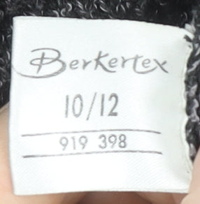 Womens UK Size 10 Berketex Black Cardigan Jumper