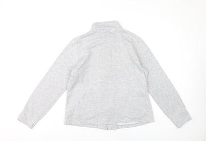 Damart Women’s Grey Full Zip Sweatshirt Size 10/12