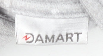 Damart Women’s Grey Full Zip Sweatshirt Size 10/12