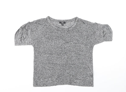 Chic by Jacob Women's Grey Knit T-Shirt XS