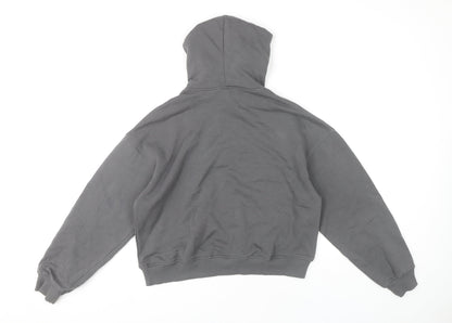 H&M Women’s Grey Pullover Hoodie Size 8