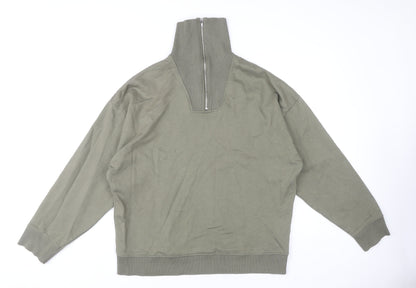 Mens UK Size L New Look Green Pullover Sweatshirt