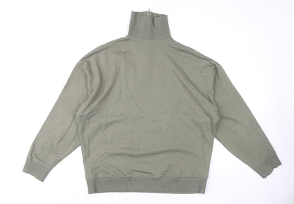 Mens UK Size L New Look Green Pullover Sweatshirt