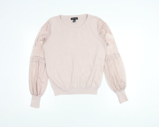 Womens UK Size 12 New Look Pink Pullover Jumper