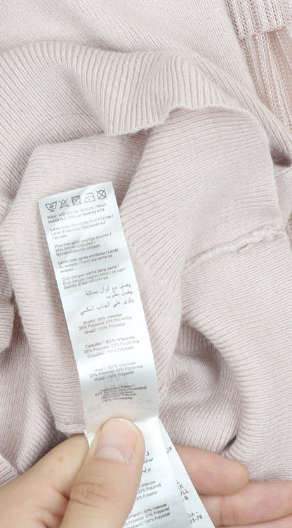 Womens UK Size 12 New Look Pink Pullover Jumper