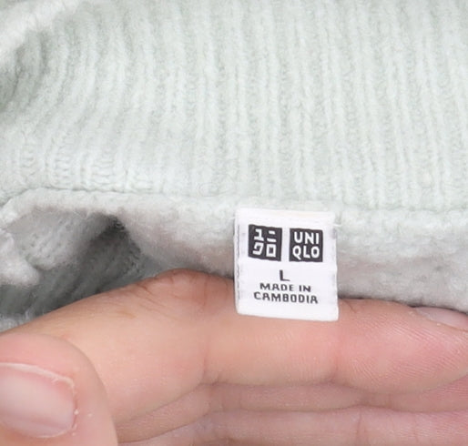 Womens UK Size L Uniqlo Ivory Pullover Jumper