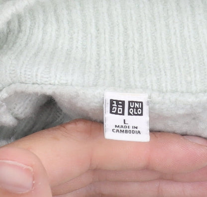 Womens UK Size L Uniqlo Ivory Pullover Jumper