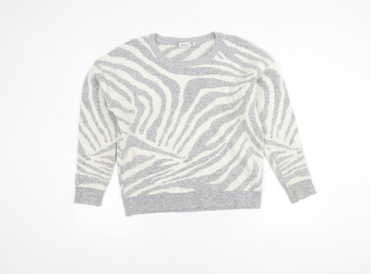Womens UK Size 12 NEXT Grey Pullover Jumper