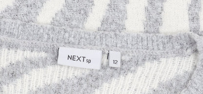 Womens UK Size 12 NEXT Grey Pullover Jumper