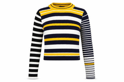Topshop Women's Multicoloured Stripe Knit Jumper Size 12