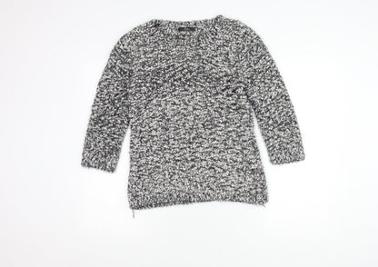 Womens UK Size M BM Collection Grey Pullover Jumper