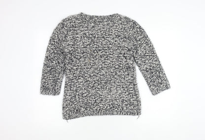 Womens UK Size M BM Collection Grey Pullover Jumper