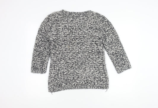 Womens UK Size M BM Collection Grey Pullover Jumper