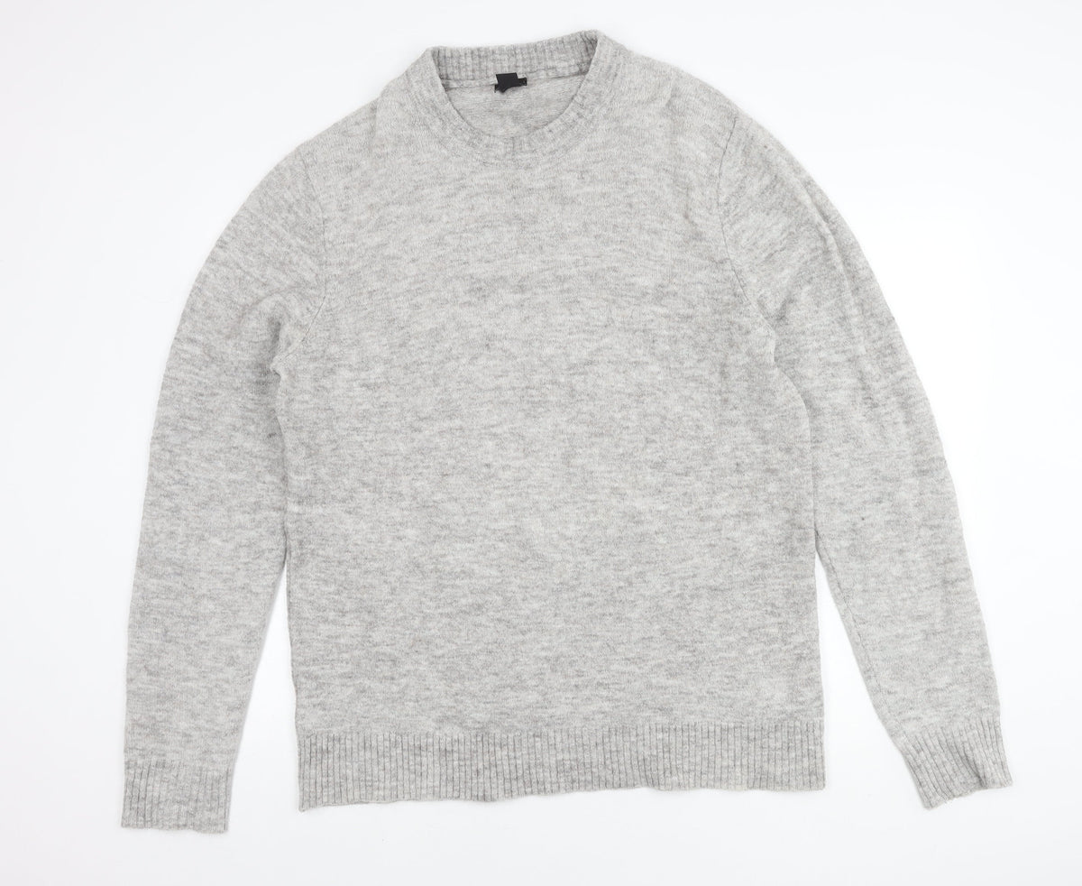 Womens UK Size 14 H&M Grey Pullover Jumper