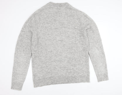 Womens UK Size 14 H&M Grey Pullover Jumper