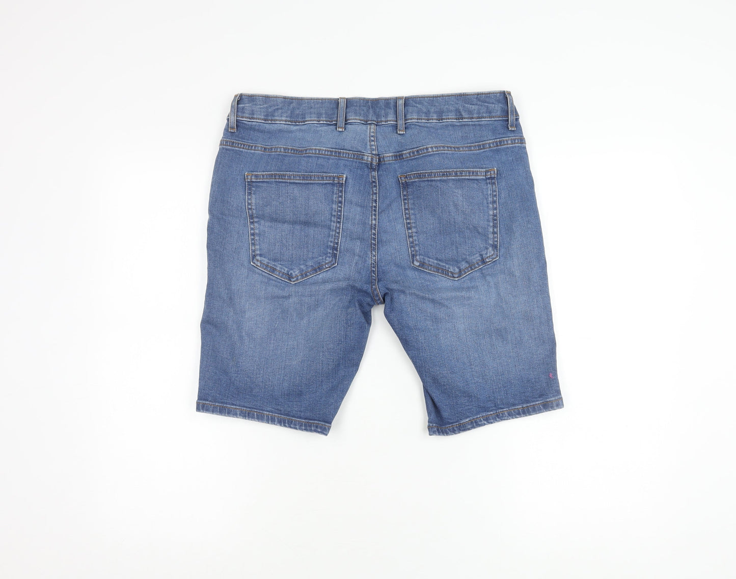 River Island Women's Blue Bermuda Shorts, Size 32