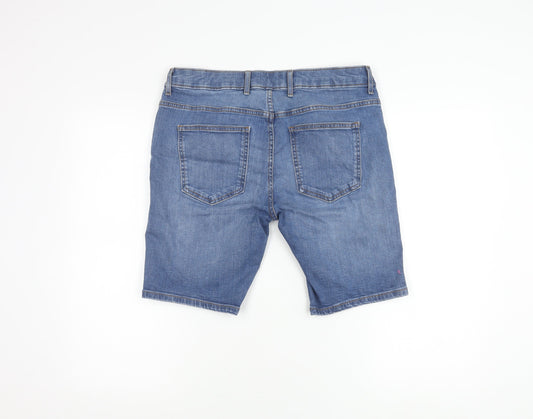 River Island Women's Blue Bermuda Shorts, Size 32