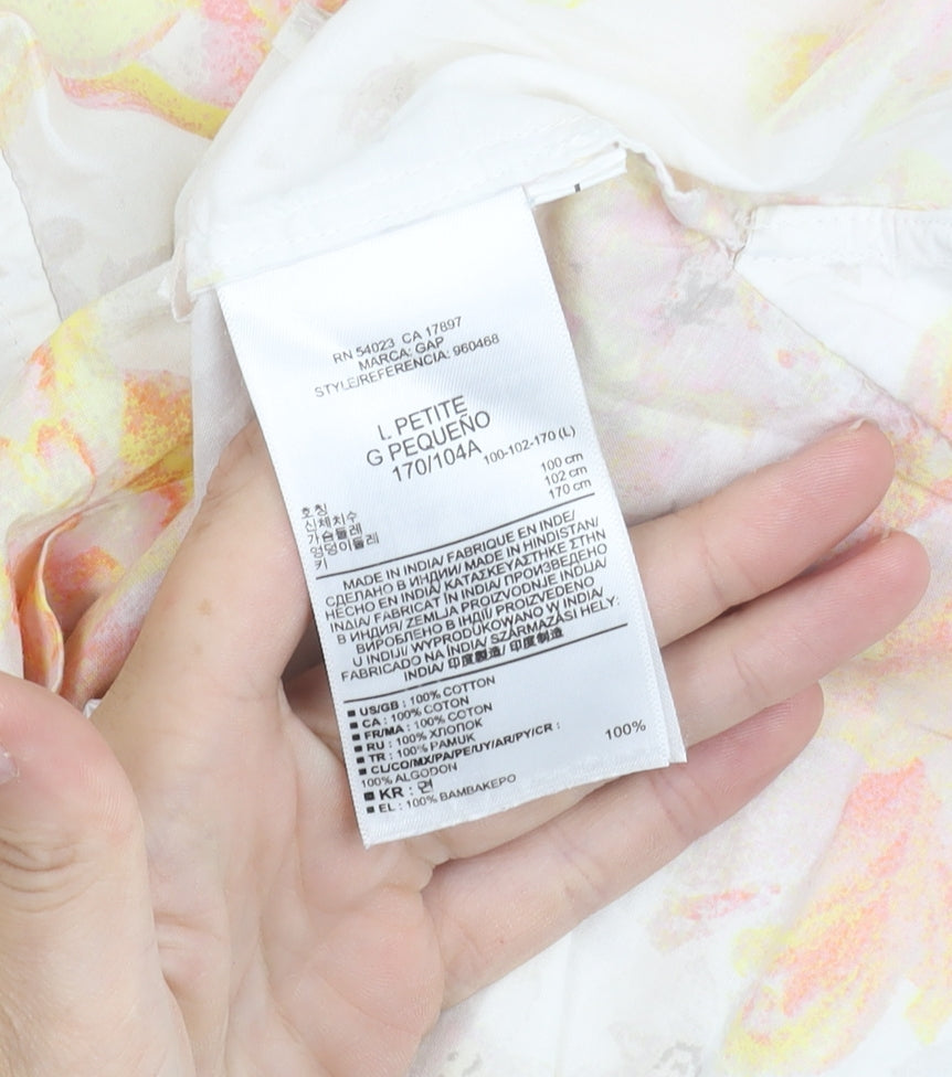 Gap Women's Multicoloured Floral Dress Size 14