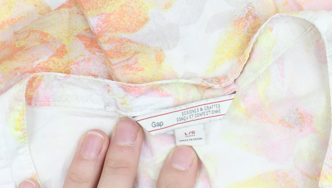 Gap Women's Multicoloured Floral Dress Size 14