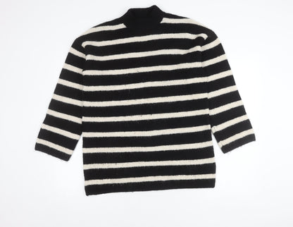 Womens UK Size XS H&M Black Pullover Jumper