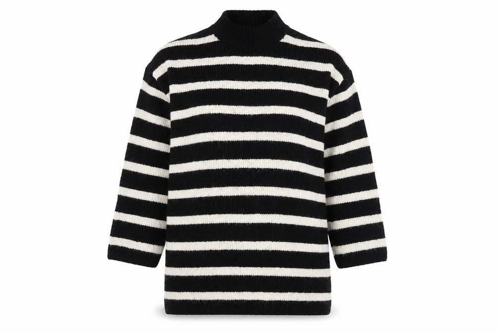 Womens UK Size XS H&M Black Pullover Jumper