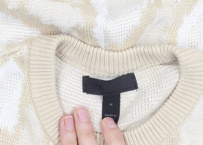 ASOS Design Women's Beige M Animal Print Jumper