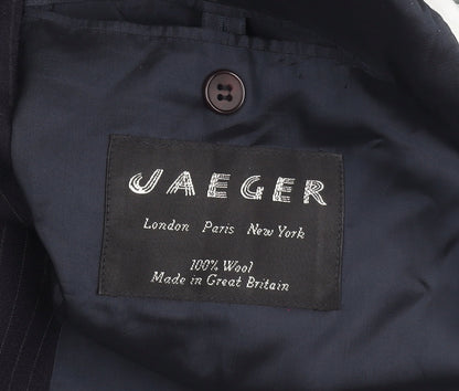 Mens UK Size 48 Jaeger Regular Black Suit Jacket