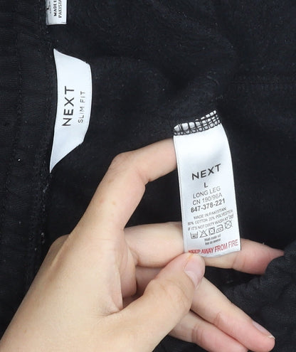 Next Men's Black Joggers - XL Slim Fit