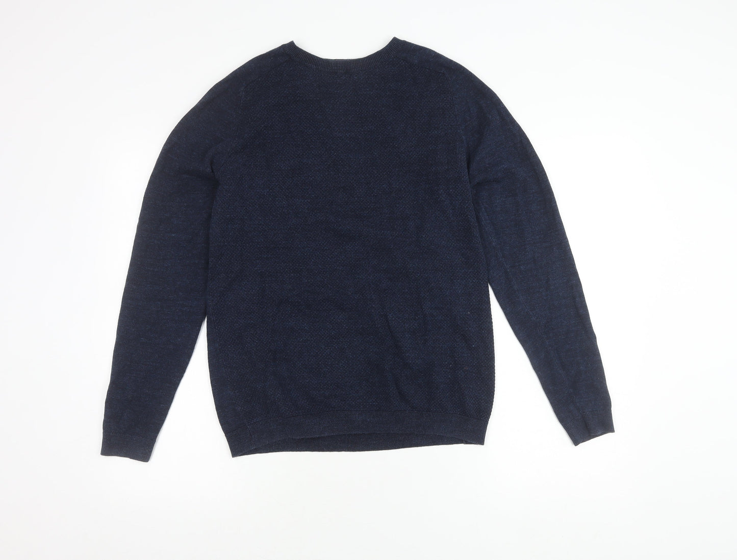 Next Men's Blue Crew Neck Pullover Jumper S